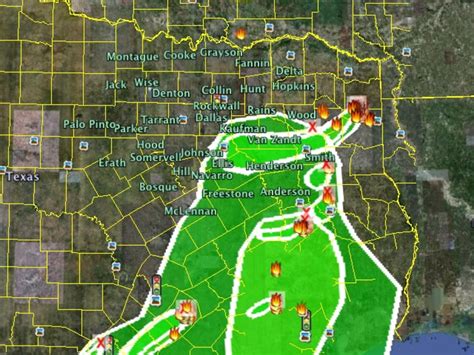 fires in texas map live